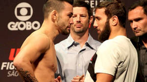 Pedro Munhoz Facing Shirt On Opponent Wallpaper