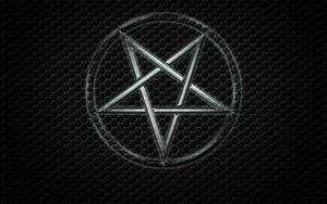 Pentagram In Hexagon Wallpaper