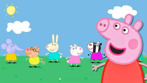 Peppa Pig Ipad Sunny Day Wallpaper