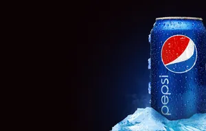 Pepsi Can Drinks With Ice Wallpaper