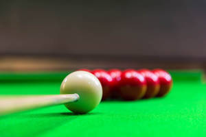 Perfect Snooker Cue Shot Wallpaper