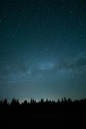Perfect Way To Cap Your Night – Moon And Star Watching With Moon And Stars Phone Wallpaper