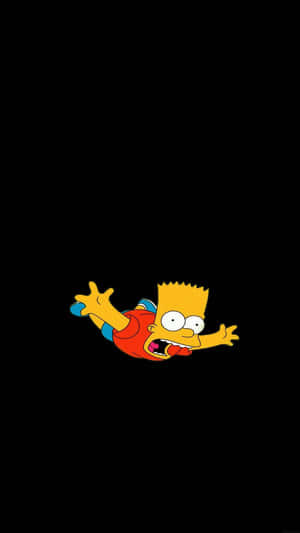 Perfectly Mischievous Bart Simpson Wallpaper