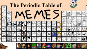 Periodic Table Of Memes Wallpaper
