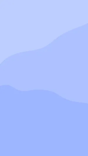 Periwinkle Minimalist Abstract Waves Wallpaper