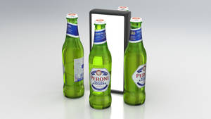 Peroni Beer Four Bottles Wallpaper