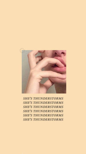 Person Crying Tan Aesthetic Wallpaper