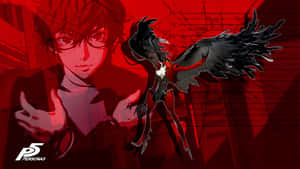 Persona 5 Logo, A Game Logo By Atlus Wallpaper