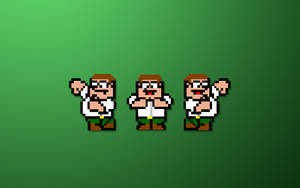 Peter Griffin Pixel Art Wallpaper