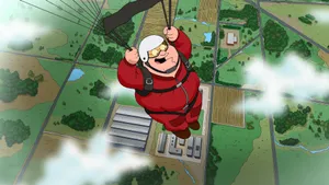 Peter Griffin Skydiving Wallpaper