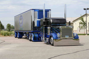 Peterbilt Container Truck Wallpaper