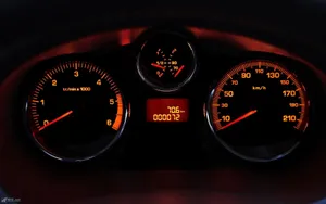 Peugeot Orange Dashboard Wallpaper