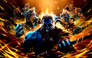 Phantom Lancer Digital Fanart Dota 2 Desktop Wallpaper