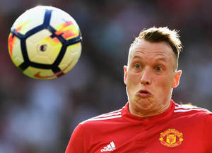 Phil Jones Header Ball Wallpaper