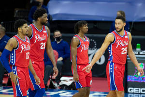 Philadelphia 76ers Bts Photo Wallpaper