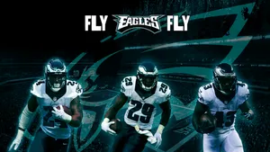 Philadelphia Eagles Three Players Wallpaper
