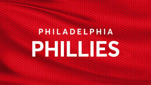 Philadelphia Phillies Text Art Wallpaper