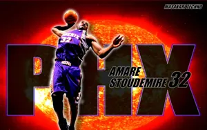 Phoenix Suns Amare Stoudemire Fan Art Wallpaper