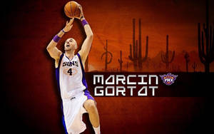 Phoenix Suns Marcin Gortat Fanart Wallpaper