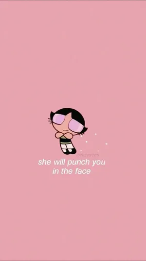 Phone Girl Buttercup Wallpaper