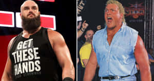 Photo Edit Of Sid Vicious And Braun Strowman Wallpaper