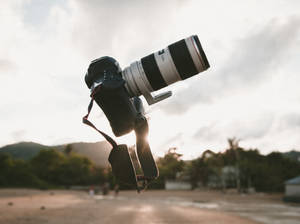 Photography Of Dslr Camera Wallpaper