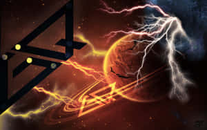 Physics Lightning Quantum Wallpaper