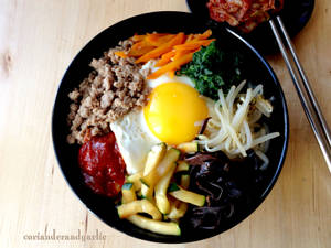 Pickled Ingredients For Bibimbap Wallpaper