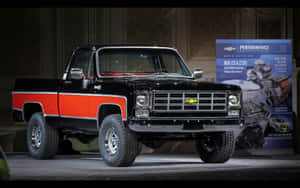 Pickup Truck Orange Black Chevrolet K5 Blazer Wallpaper