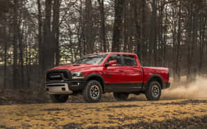 Pickup Truck Red 2017 Ram 1500 Rebel Wallpaper