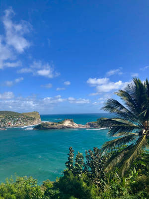 Picturesque Vigie Beach, Saint Lucia Wallpaper