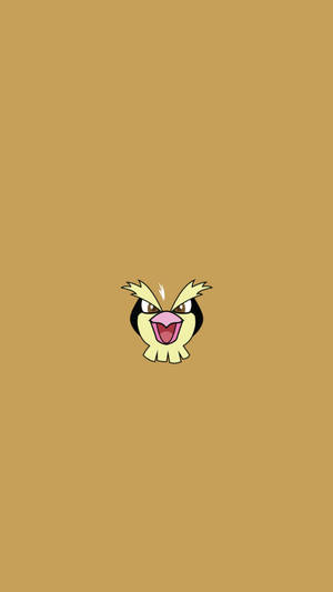 Pidgey Face Pokemon Iphone Wallpaper