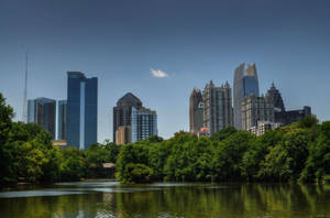 Piedmont Park In Atlanta Georgia Wallpaper