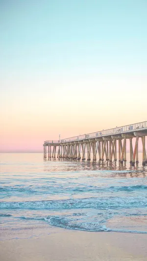 Pier Trendy Summer Iphone Wallpaper