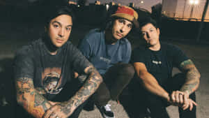 Pierce The Veil Band Members Outdoor Portrait Wallpaper