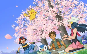 Pikachu 4k And Friends Wallpaper