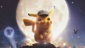 Pikachu In Starry Night Wallpaper