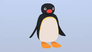 Pingu Simple Digital Art Wallpaper