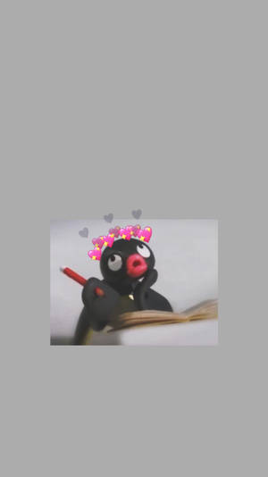 Pingu Studying Meme Wallpaper