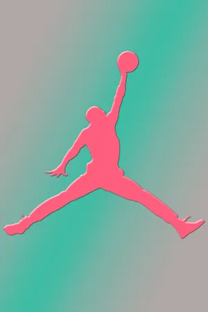 Pink Air Jordan Logo Wallpaper