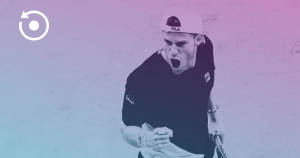 Pink And Blue Diego Schwartzman Wallpaper