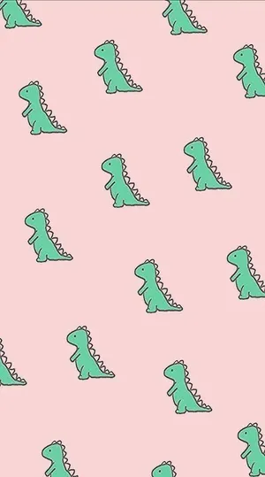 Pink And Green Aesthetic Delights With Nature Wallpaper