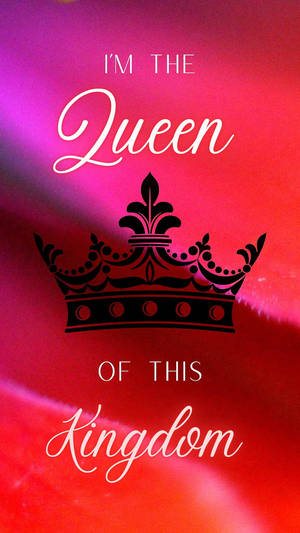 Pink And Red King And Queen Crown Wallpaper