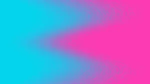 Pink And Teal- Wallpaper Rainbow Effect Wallpaper