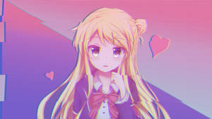 Pink Anime Aesthetic Karen Wallpaper