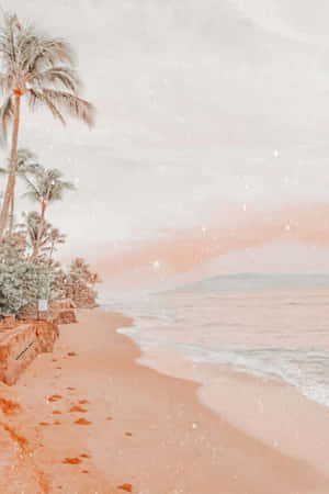 Pink Beach Preppy Pfp For Tiktok Wallpaper
