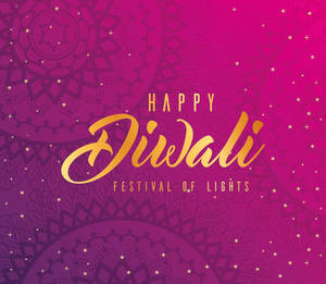 Pink Diwali Poster Wallpaper
