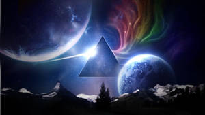 Pink Floyd's Cosmic Composition Wallpaper