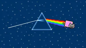 Pink Floyd's Iconic Album 'dark Side Of The Moon'. Wallpaper