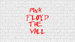 Pink Floyd's The Wall Album Cover Wallpaper